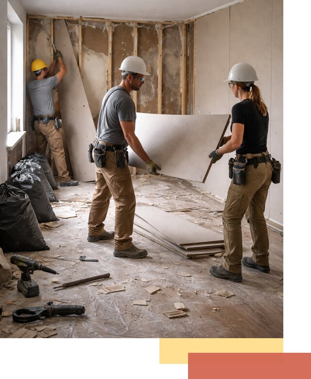 Демонтаж стеновых панелей в Муравленко быстро и аккуратно