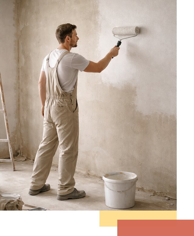 Грунтовка стен под отделку в Муравленко профессиональным раствором