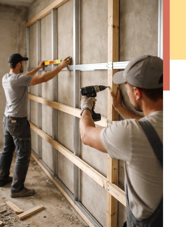 Устройство обрешетки под панели в Муравленко от 2248 руб. — монтаж под ключ | ОТДЕЛОЧНИК-Мрв