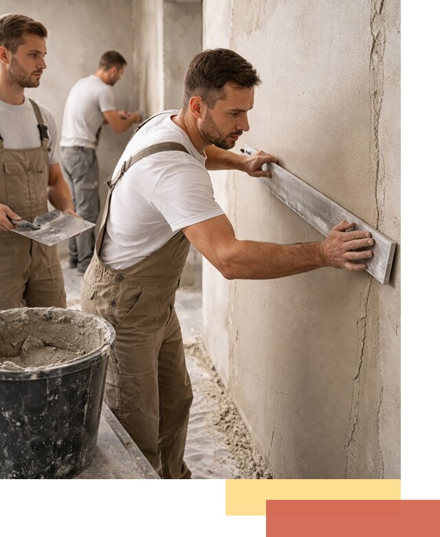 Штукатурка стен без маяков в Муравленко быстро и качественно