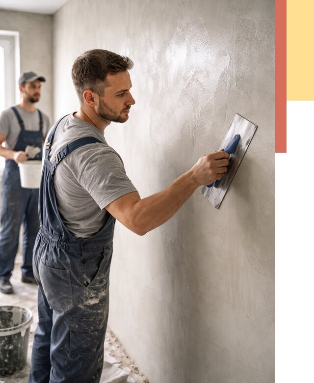 Глянцевание штукатурки стен в Муравленко от 8030 руб. — услуги и затирка | ОТДЕЛОЧНИК-Мрв