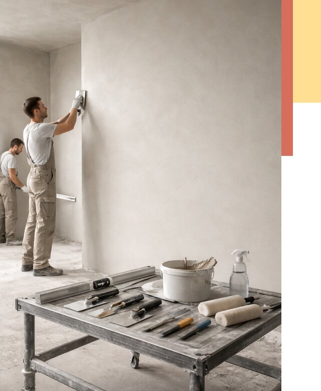 Штукатурка стен под покраску в Муравленко от 4818 руб./м² — качественно и недорого | ОТДЕЛОЧНИК-Мрв