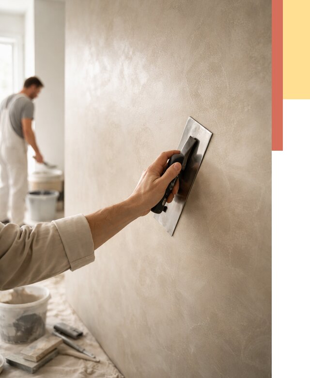 Венецианская штукатурка в Муравленко от 3747 руб/м² — нанесение стен под ключ | ОТДЕЛОЧНИК-Мрв