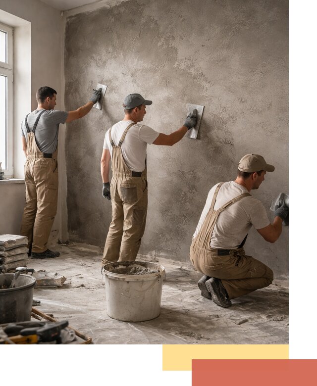 Декоративная штукатурка под бетон в Муравленко для стен и потолков