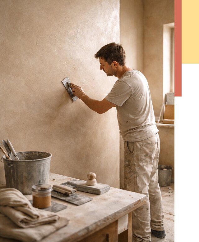 Марокканская штукатурка таделакт в Муравленко под ключ от 4497 руб. | ОТДЕЛОЧНИК-Мрв