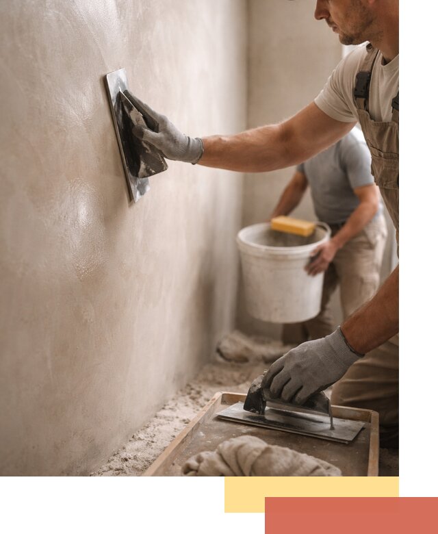 Нанесение марокканской штукатурки таделакт в Муравленко