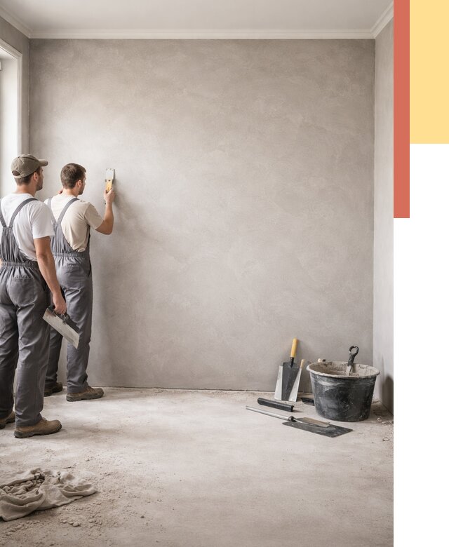 Микробетон на стены в Муравленко от 1338 руб. — нанесение и отделка | ОТДЕЛОЧНИК-Мрв