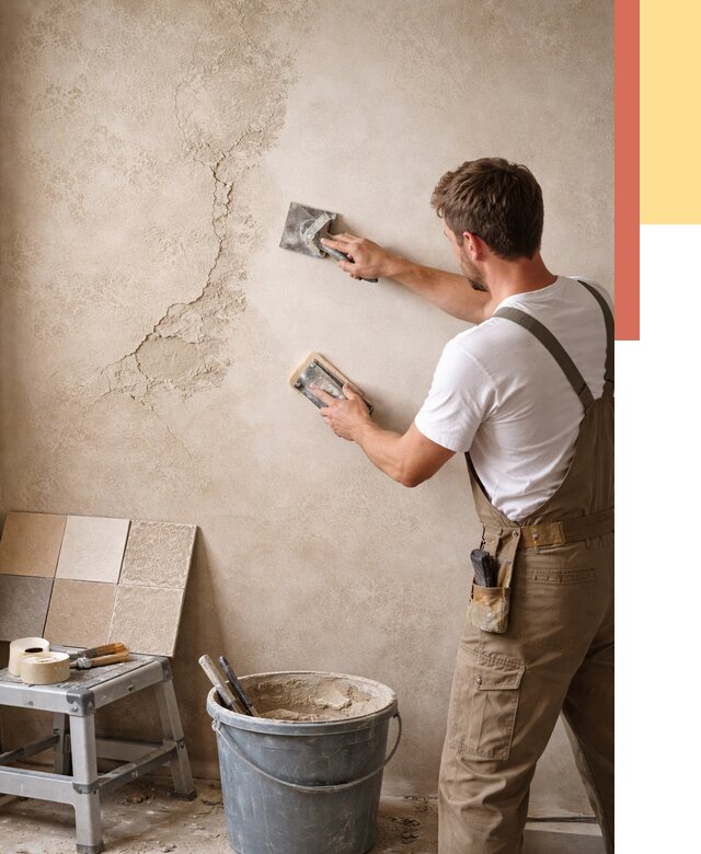 Ремонт декоративной штукатурки в Муравленко от 4818 руб. под ключ | ОТДЕЛОЧНИК-Мрв