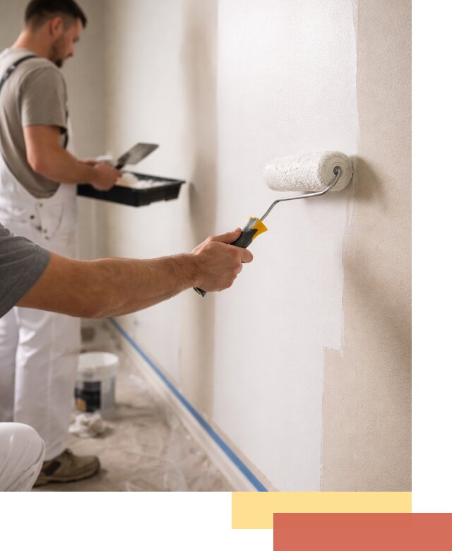 Покраска стен акриловой краской профессионально в Муравленко