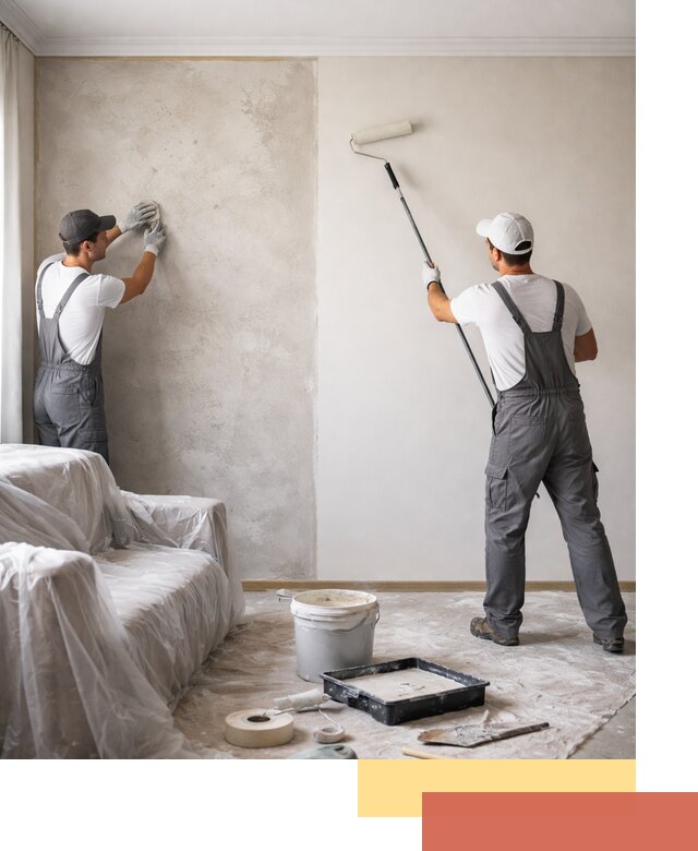 Покраска стен антивандальной краской в Муравленко