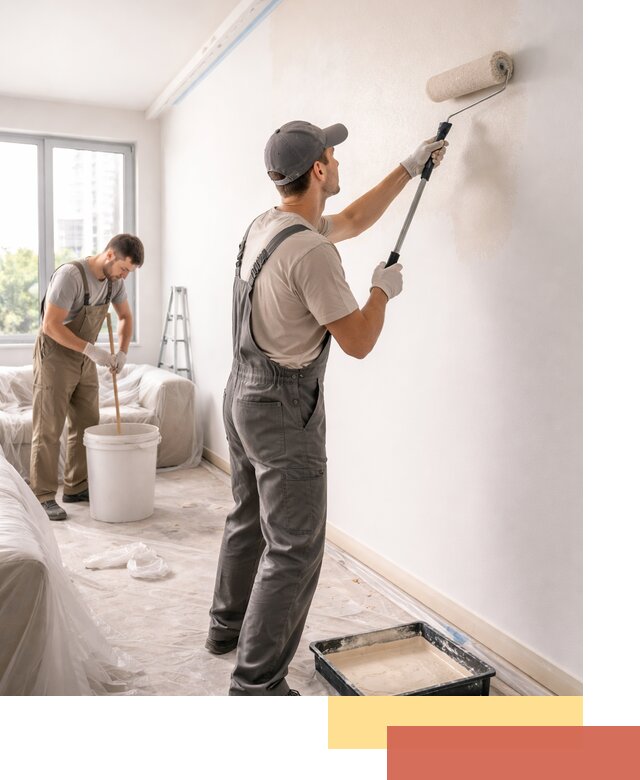 Покраска стен в офисе в Муравленко — быстрый и качественный ремонт