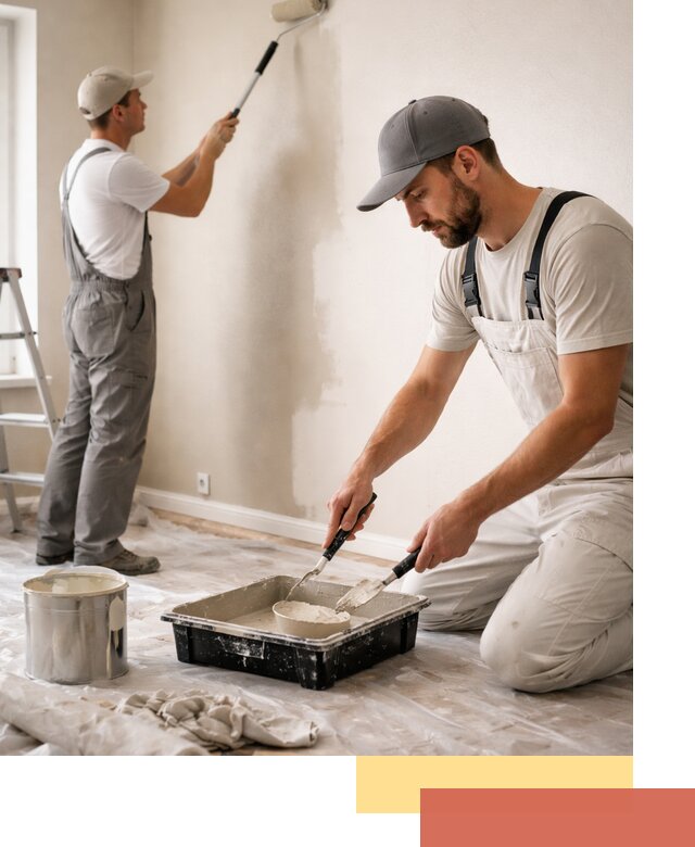 Покраска стен в квартире в Муравленко — профессионально и аккуратно