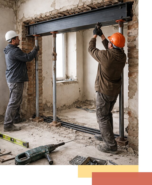 Усиление проема в стене в Муравленко для расширения и безопасности