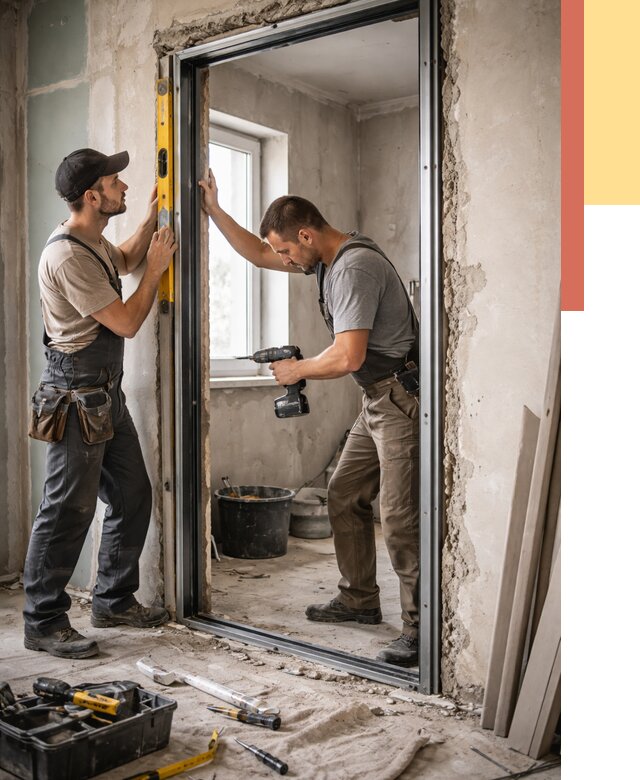 Закладка дверного проема в Муравленко от 3747 руб. — быстро и недорого | ОТДЕЛОЧНИК-Мрв