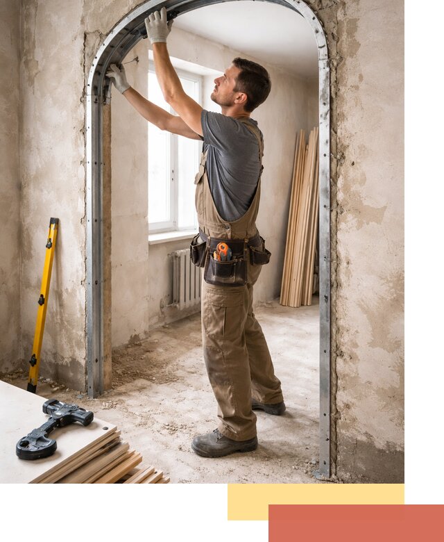 Устройство арочного проема в Муравленко под ключ