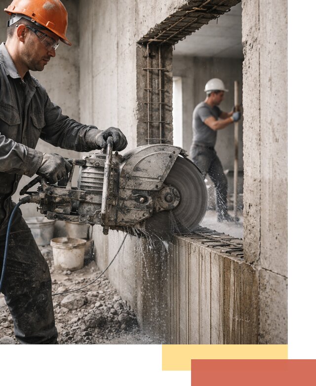 Алмазная резка проемов в Муравленко быстро и точно