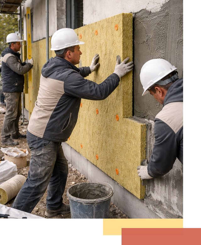 Утепление стен минватой в Муравленко — тепло и звукоизоляция