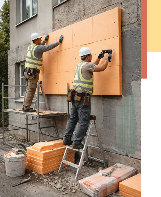 Утепление стен пеноплексом в Муравленко от 1981 руб./м2 — быстро и недорого | ОТДЕЛОЧНИК-Мрв