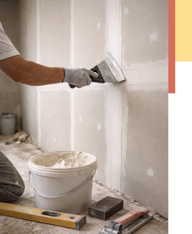 Шпаклевка перегородок из гипсокартона в Муравленко от 2677 руб. — услуги ОТДЕЛОЧНИК-Мрв