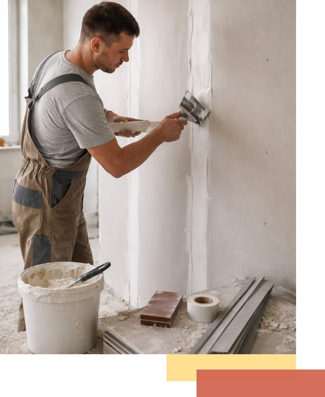 Шпаклевка перегородок из гипсокартона в Муравленко качественно и быстро