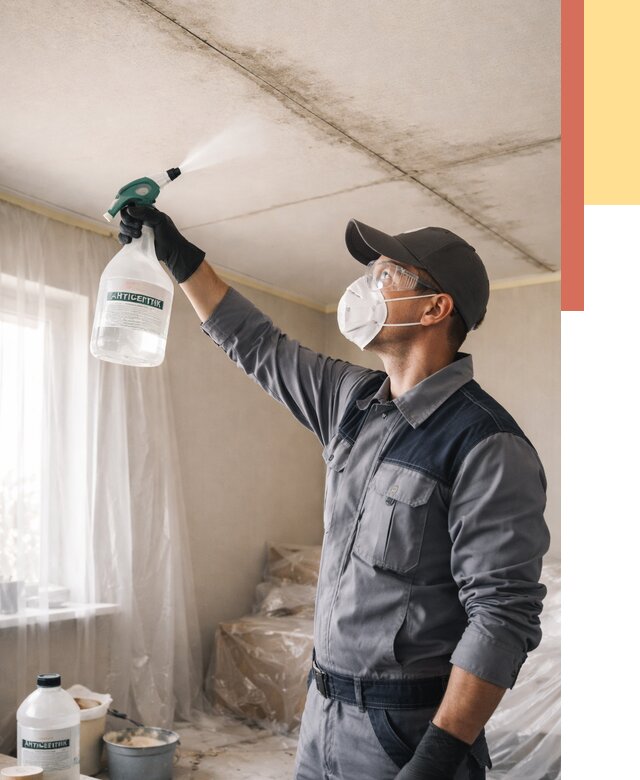 Антисептическая обработка потолка в Муравленко от 2677 руб. | ОТДЕЛОЧНИК-Мрв