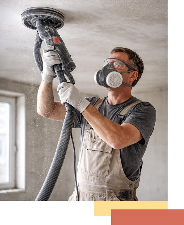 Шлифовка потолка в Муравленко — качественная подготовка под отделку