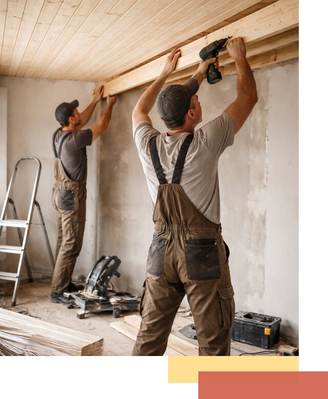 Монтаж потолка из вагонки в Муравленко профессионально и аккуратно