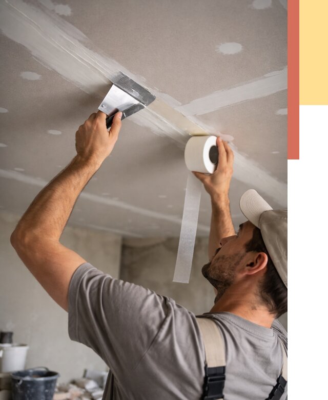 Обработка швов потолка ГКЛ в Муравленко от 8030 руб. под ключ | ОТДЕЛОЧНИК-Мрв