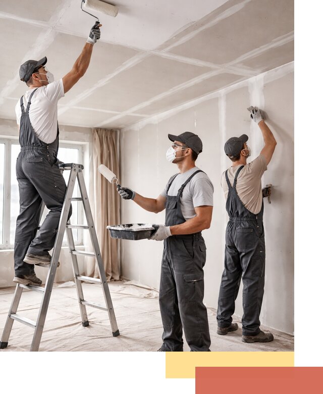 Покраска потолка из гипсокартона в Муравленко качественно и недорого