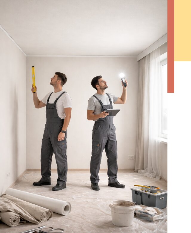 Отделка потолка в Муравленко недорого от 803 руб/м2 | Услуги ОТДЕЛОЧНИК-Мрв