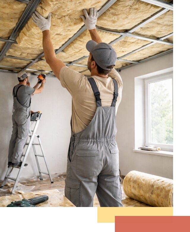 Утепление потолка под ключ в Муравленко качественно и быстро