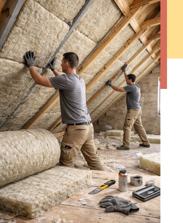 Утепление потолка минватой в Муравленко от 1552 руб. — быстро и недорого | ОТДЕЛОЧНИК-Мрв