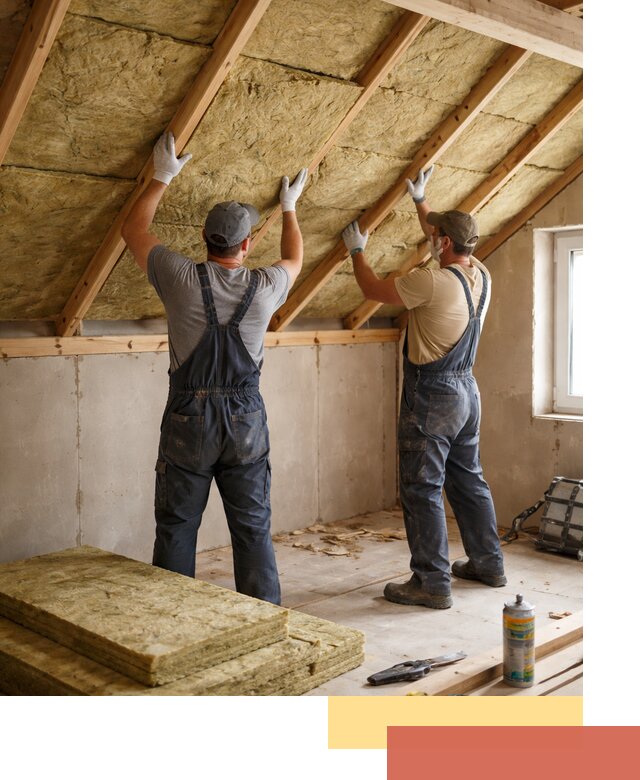 Утепление потолка минеральной ватой в Муравленко